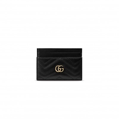 GUCCI GG MARMONT CARD CASE 443127 (10*7cm) GUCCI GG MARMONT CARD CASE 443127 (10*7cm)
